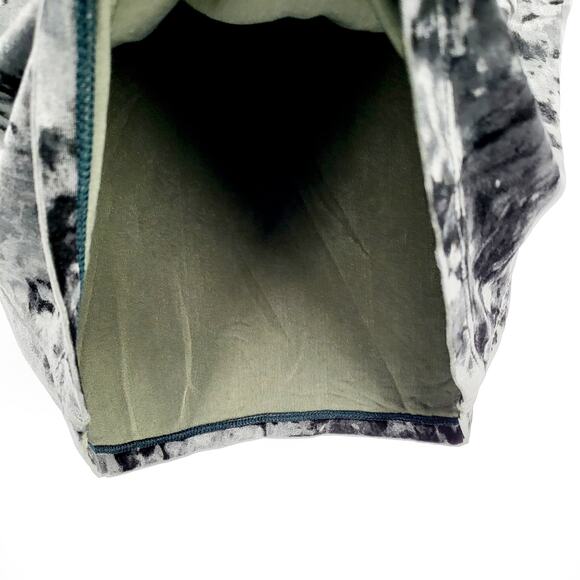 Banana Republic Dark Green Crushed Velvet Short Sleeve Top Made in USA Women's S - Picture 3 of 5